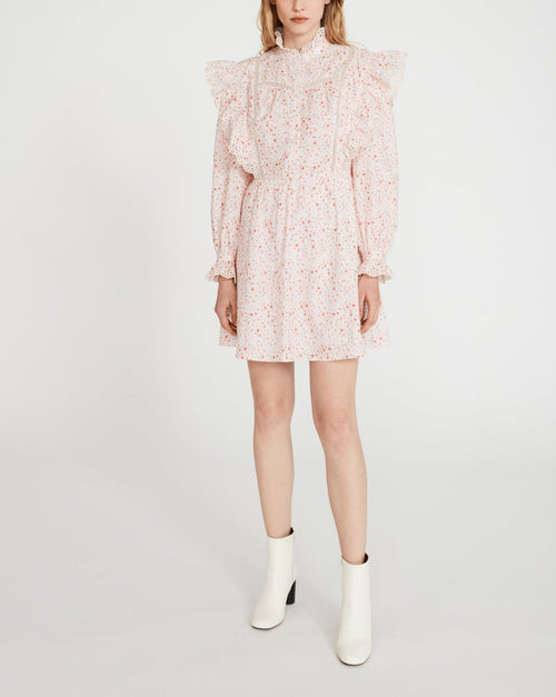 Claudie Pierlot - Vestido C&T - Ronsard - Estampado ligero