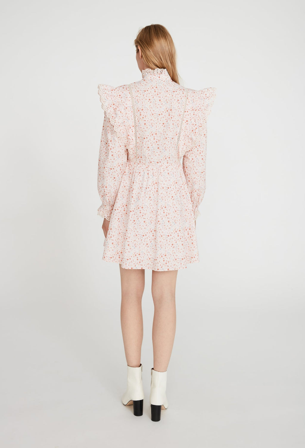 Claudie Pierlot - Vestido C&T - Ronsard - Estampado ligero