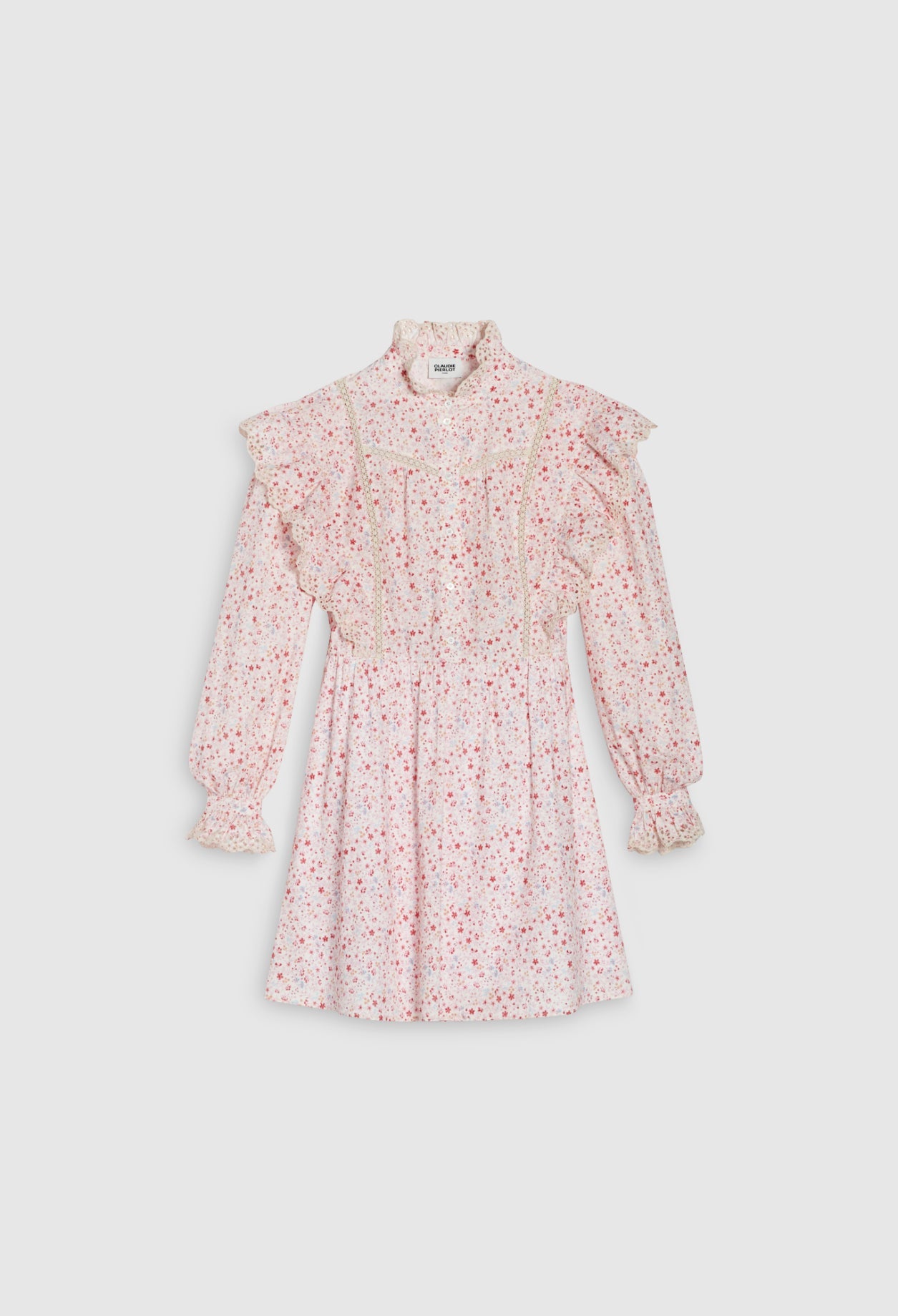 Claudie Pierlot - Vestido C&T - Ronsard - Estampado ligero
