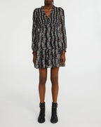 C&T Dress - Rosy - Dark Print