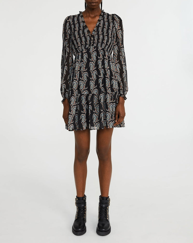 Robe C&T - Rosy - Print Fonce