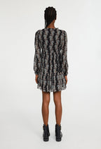 C&T Dress - Rosy - Dark Print