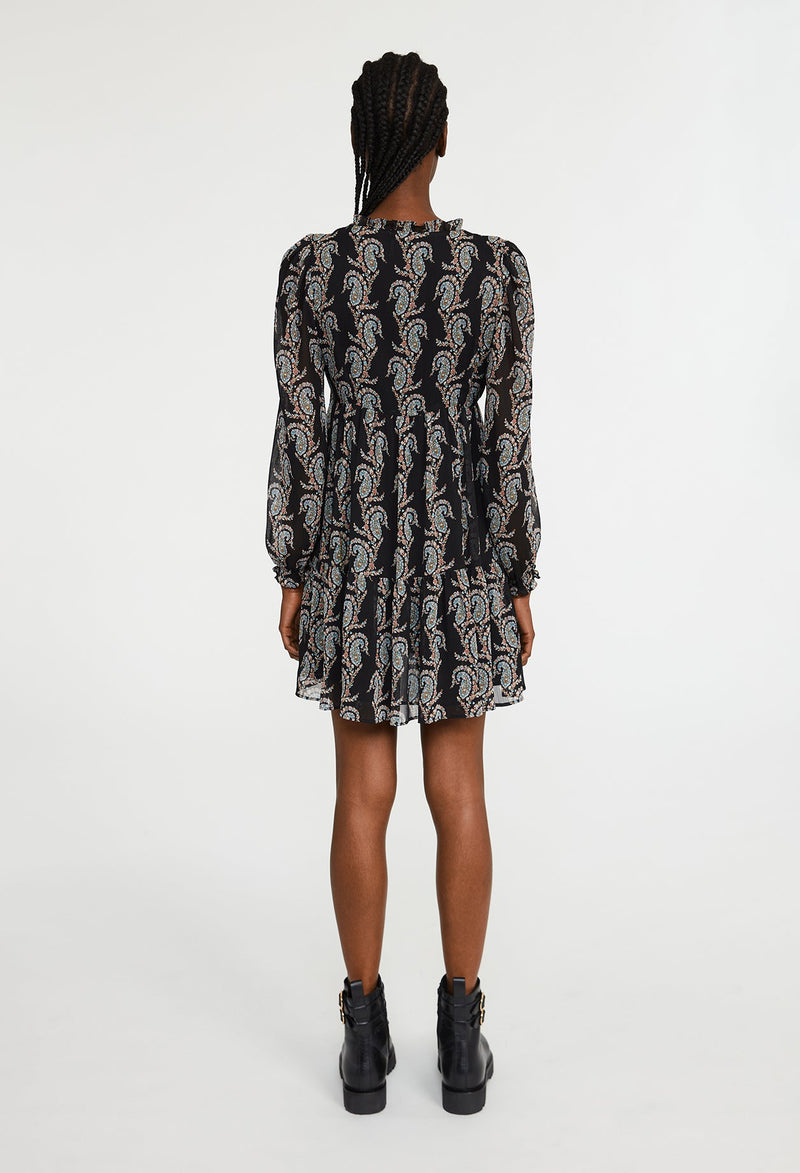 Robe C&T - Rosy - Print Fonce