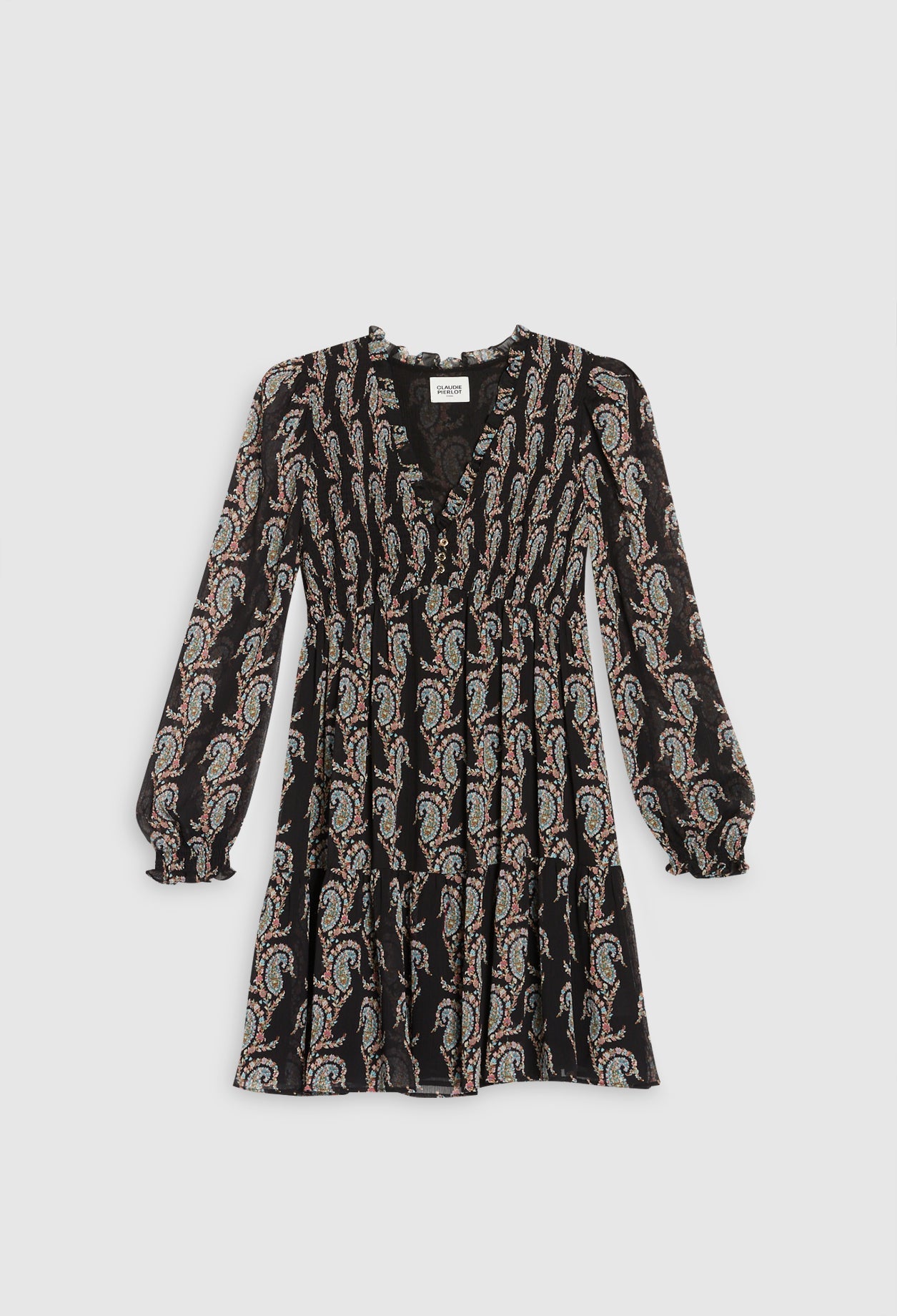 C&T Dress - Rosy - Dark Print