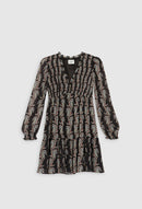 Robe C&T - Rosy - Print Fonce