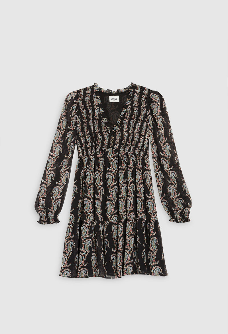 Robe C&T - Rosy - Print Fonce