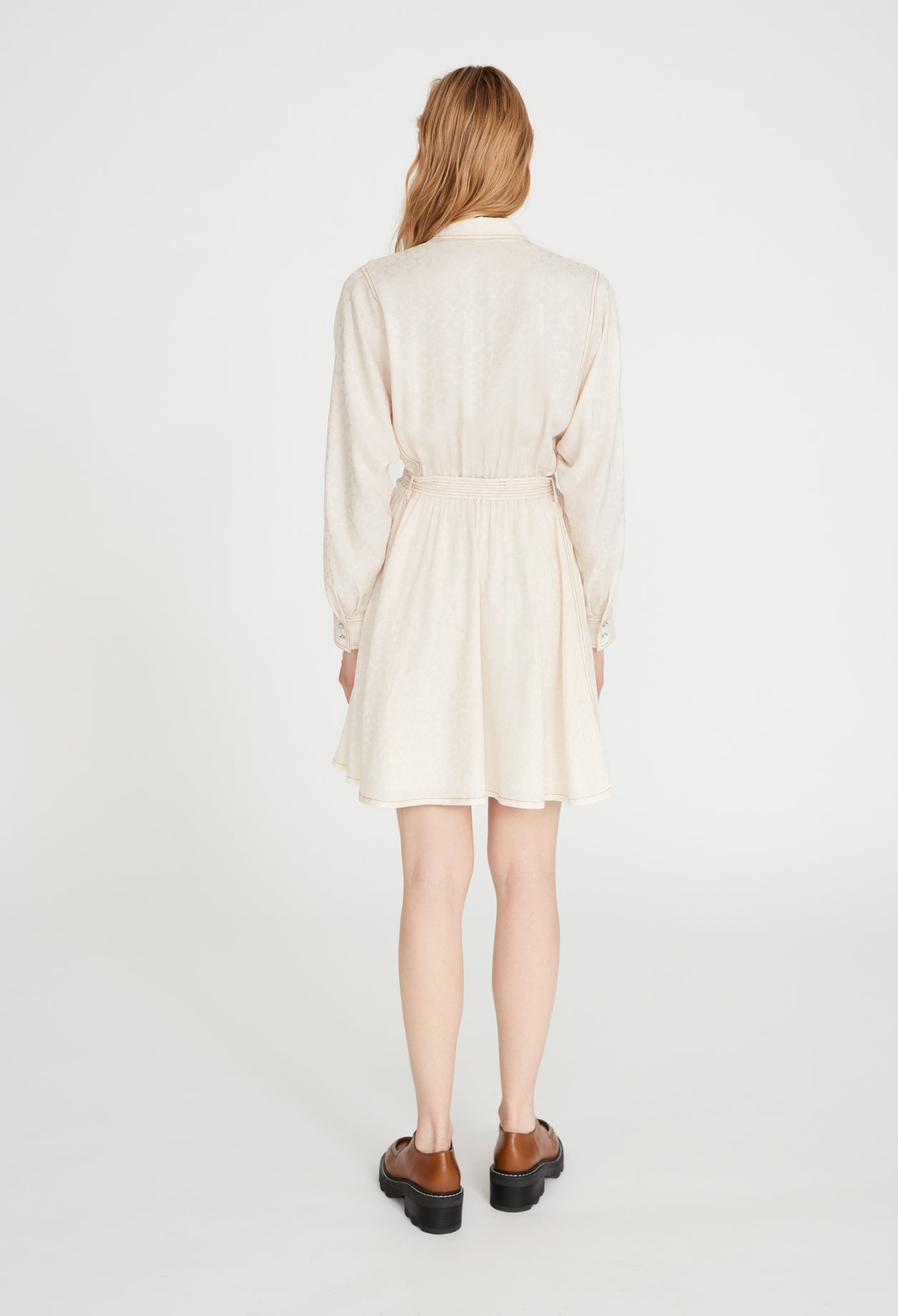 Claudie Pierlot - Robe C&T - Roupie - Ecru