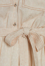 Claudie Pierlot - Robe C&T - Roupie - Ecru