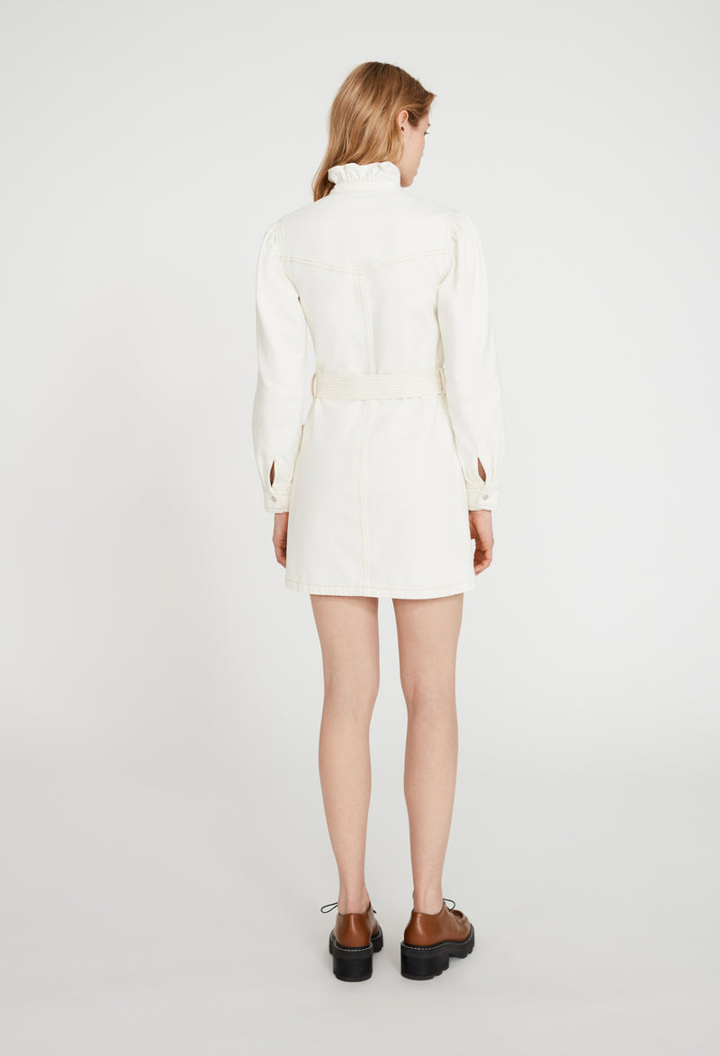 Claudie Pierlot - Robe C&T Ramia - Ecru