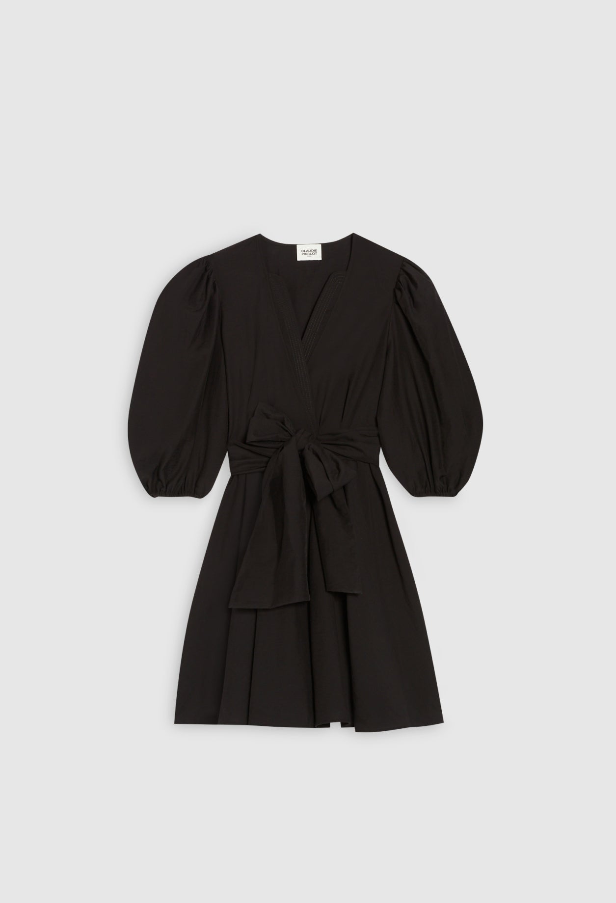 Claudie Pierlot - Vestido C&T - Raymonde - Negro
