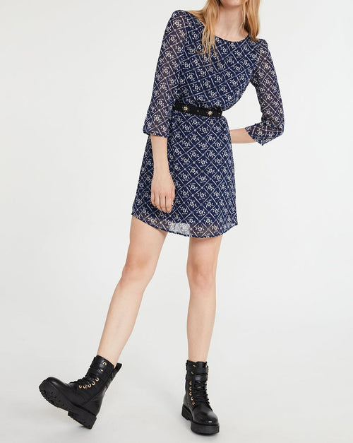 C&T Dress - Rififi Lurex - Dark Print