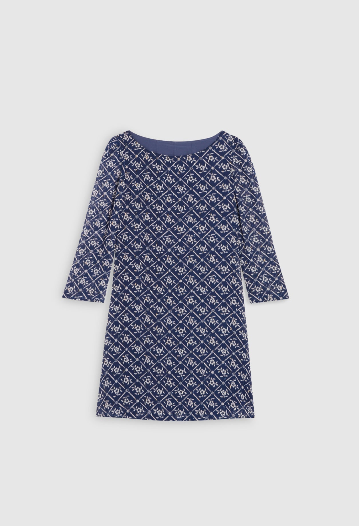 C&T Dress - Rififi Lurex - Dark Print