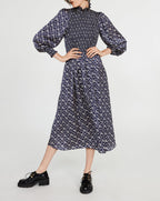 Vestido C&T - Rosalia - Print Fonce