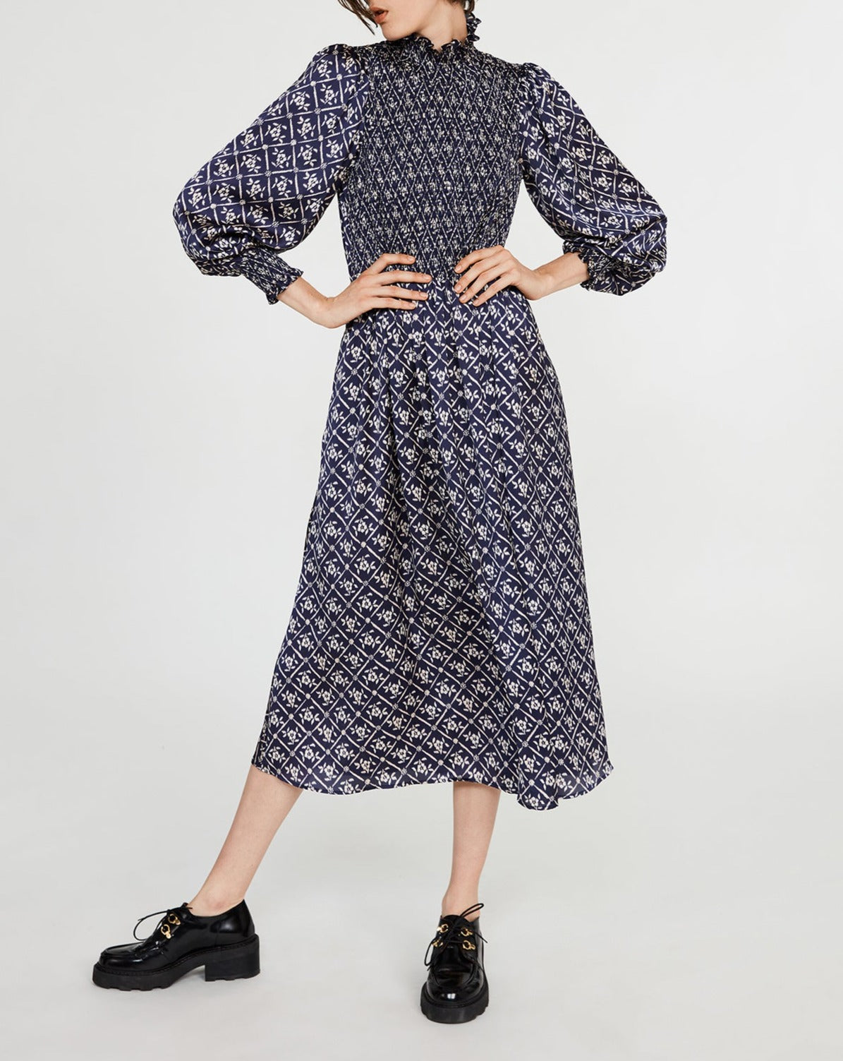 Vestido C&T - Rosalia - Print Fonce
