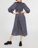 Claudie Pierlot - Robe Rosalia - Print Fonce