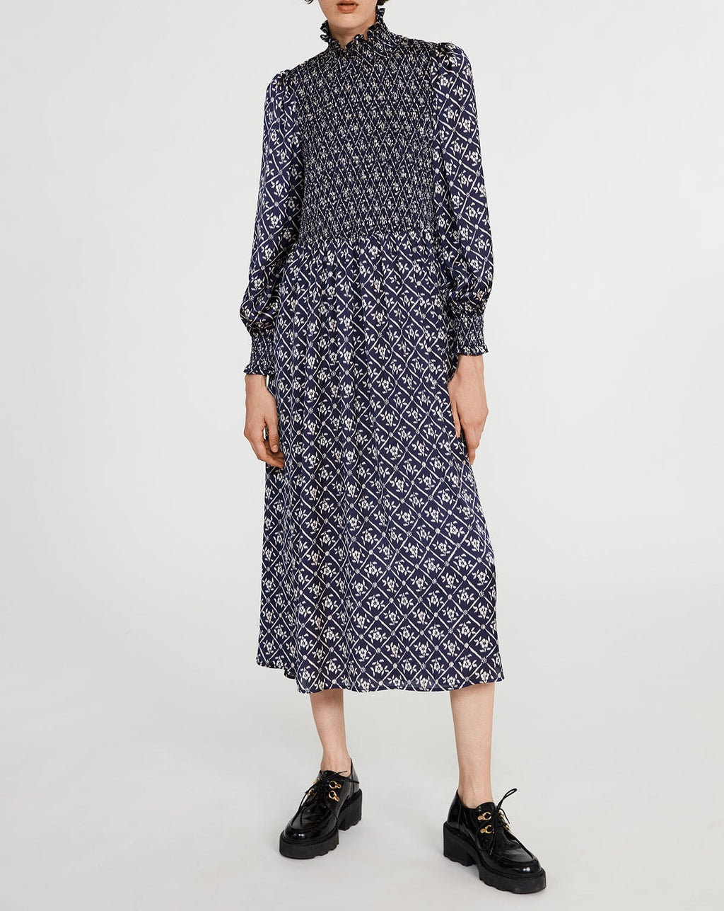 Vestido C&T - Rosalia - Print Fonce
