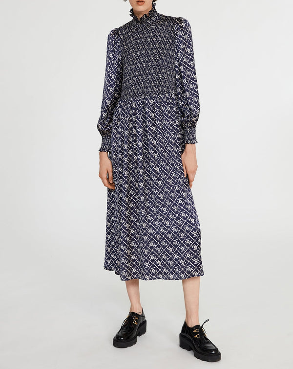 Robe C&T - Rosalia - Print Fonce