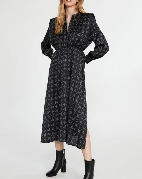 Claudie Pierlot - Robe Ragia - Print Fonce