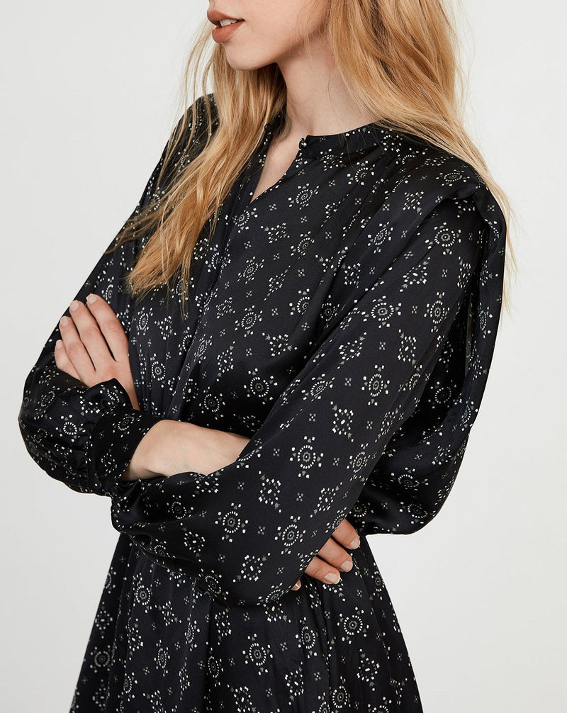 Claudie Pierlot - Robe Maille - Ragia - Print Fonce