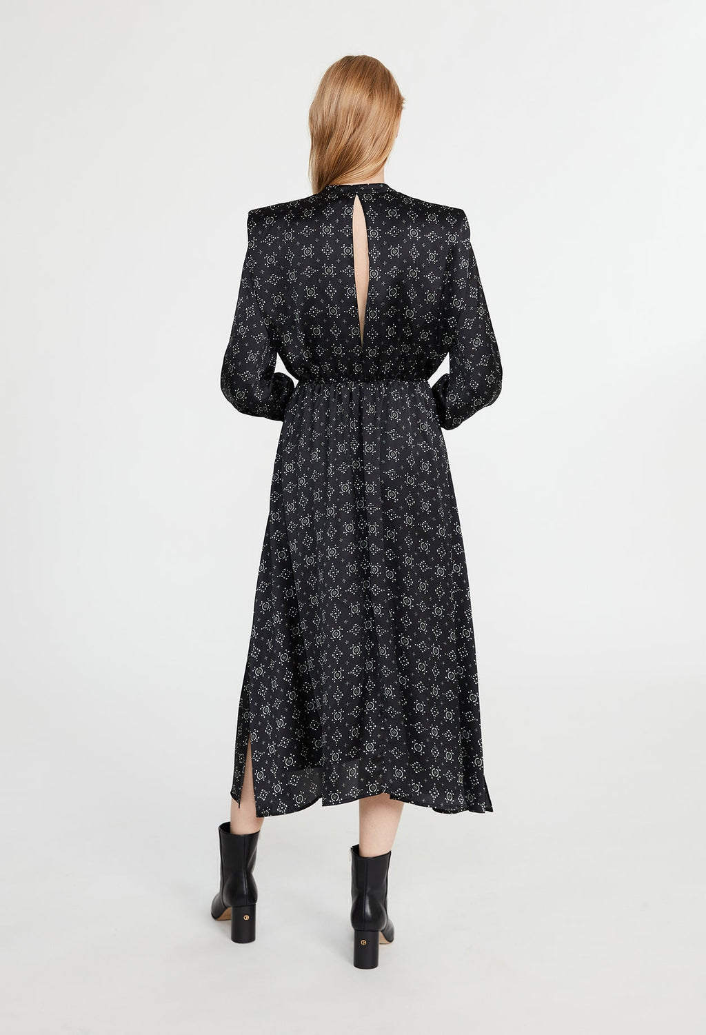 Claudie Pierlot - Robe Maille - Ragia - Print Fonce