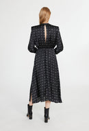 Claudie Pierlot - Robe Maille - Ragia - Print Fonce