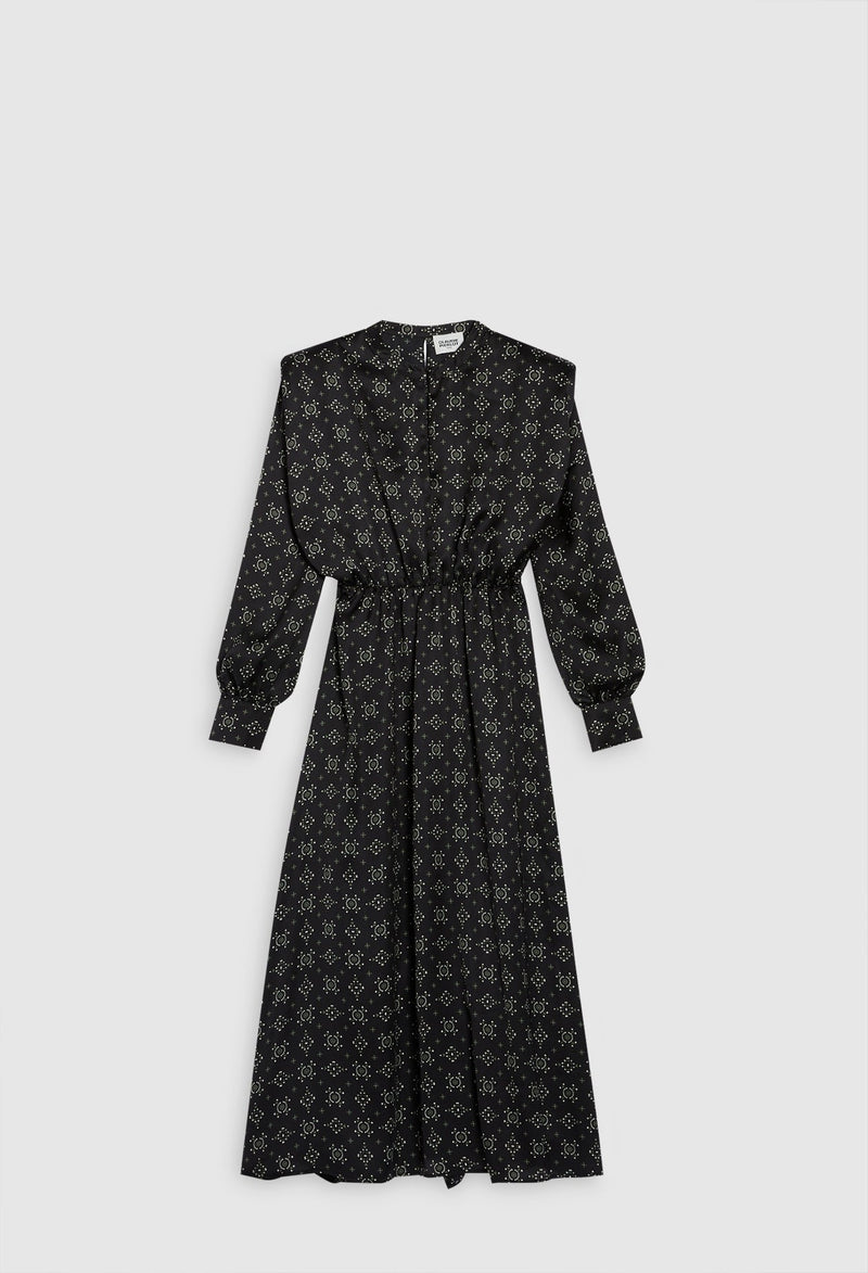 Claudie Pierlot - Robe Maille - Ragia - Print Fonce
