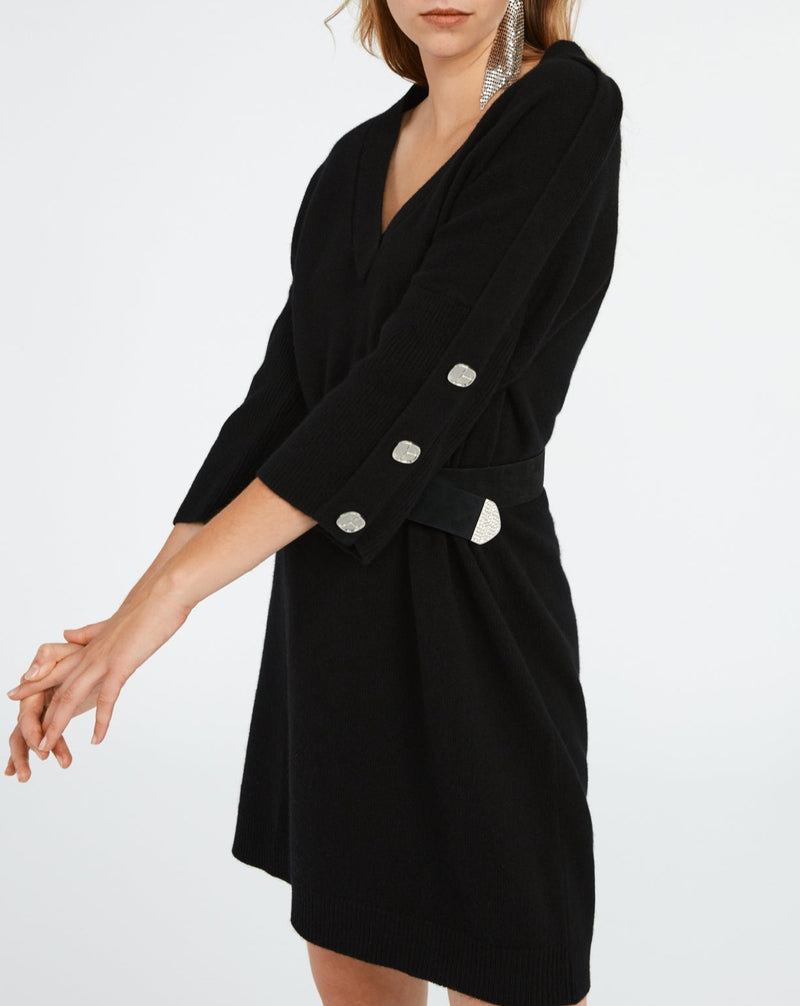 Claudie Pierlot - Vestido Miprima - Negro