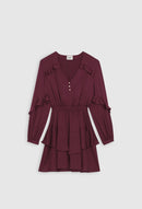 Claudie Pierlot - Rollinga dress - Bordeaux