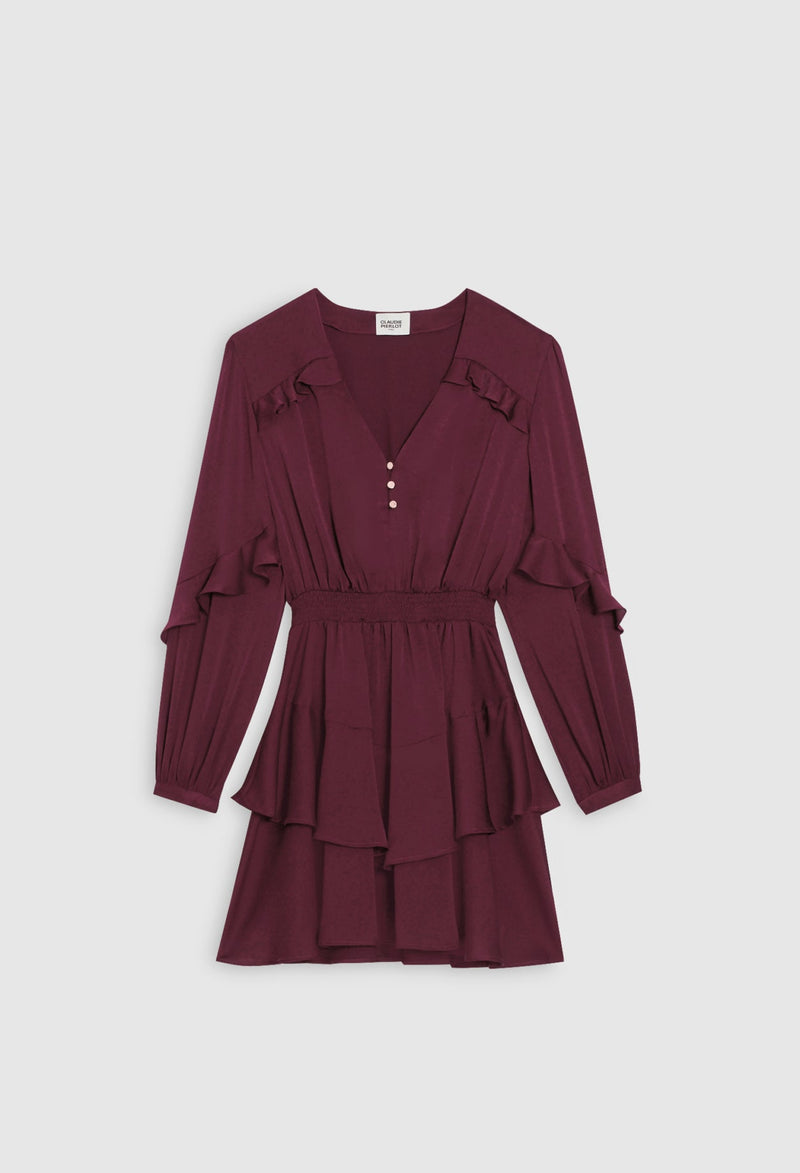 Claudie Pierlot - Robe C&T - Rollinga - Bordeaux