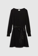 Claudie Pierlot - Vestido C&T Ravageuseter - Negro