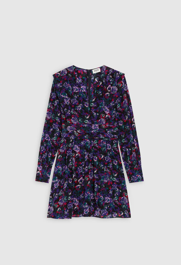 Claudie Pierlot - Vestido C&T - Reflex - Estampado oscuro