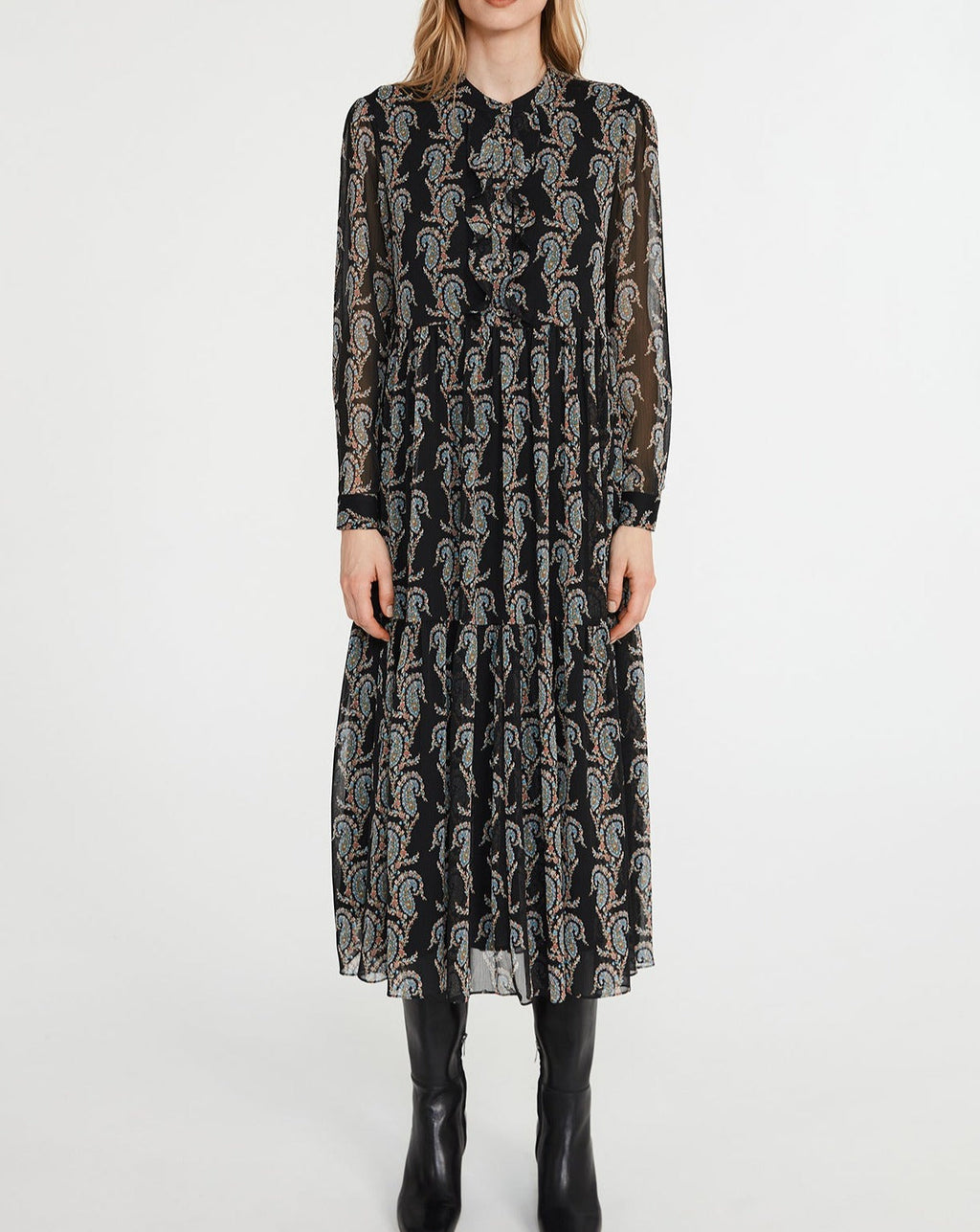Claudie Pierlot - C&T Dress - Romea - Dark Print