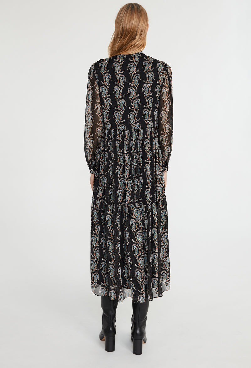 Claudie Pierlot - Robe C&T - Romea - Print Fonce