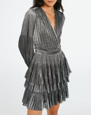 Claudie Pierlot - Vestido Romancebis - Plata