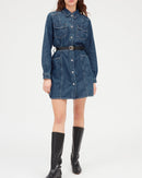 Claudie Pierlot - Raft Dress - Denim Mid Blue