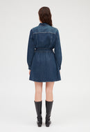 Claudie Pierlot - Robe Raft - Denim Mid Blue