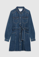 Claudie Pierlot - Raft Dress - Denim Mid Blue