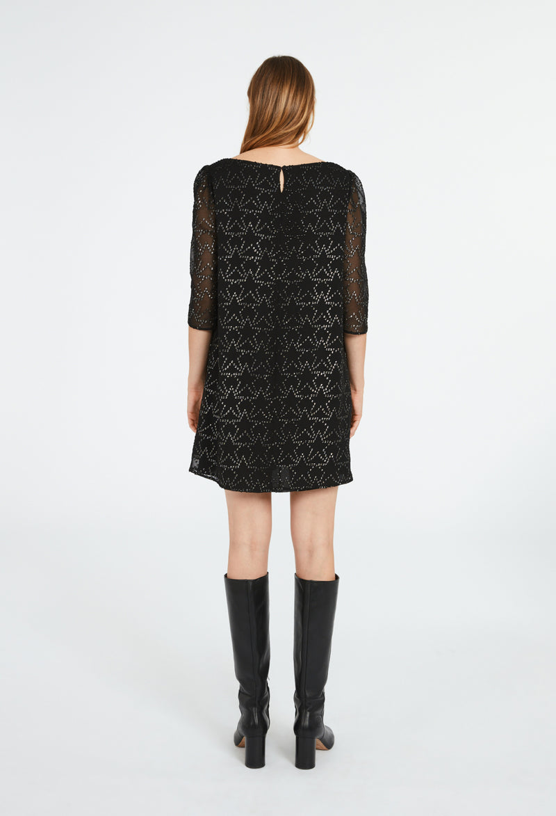 Claudie Pierlot - Robe Rififietoile - Noir