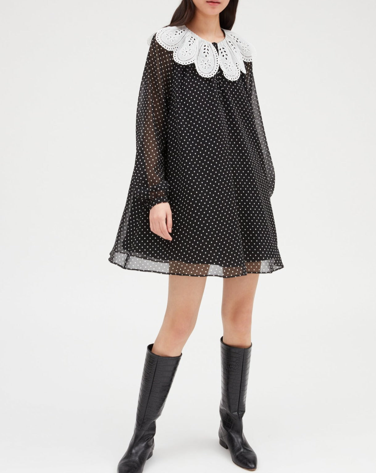Vestido C&T - Rifi - Estampado oscuro