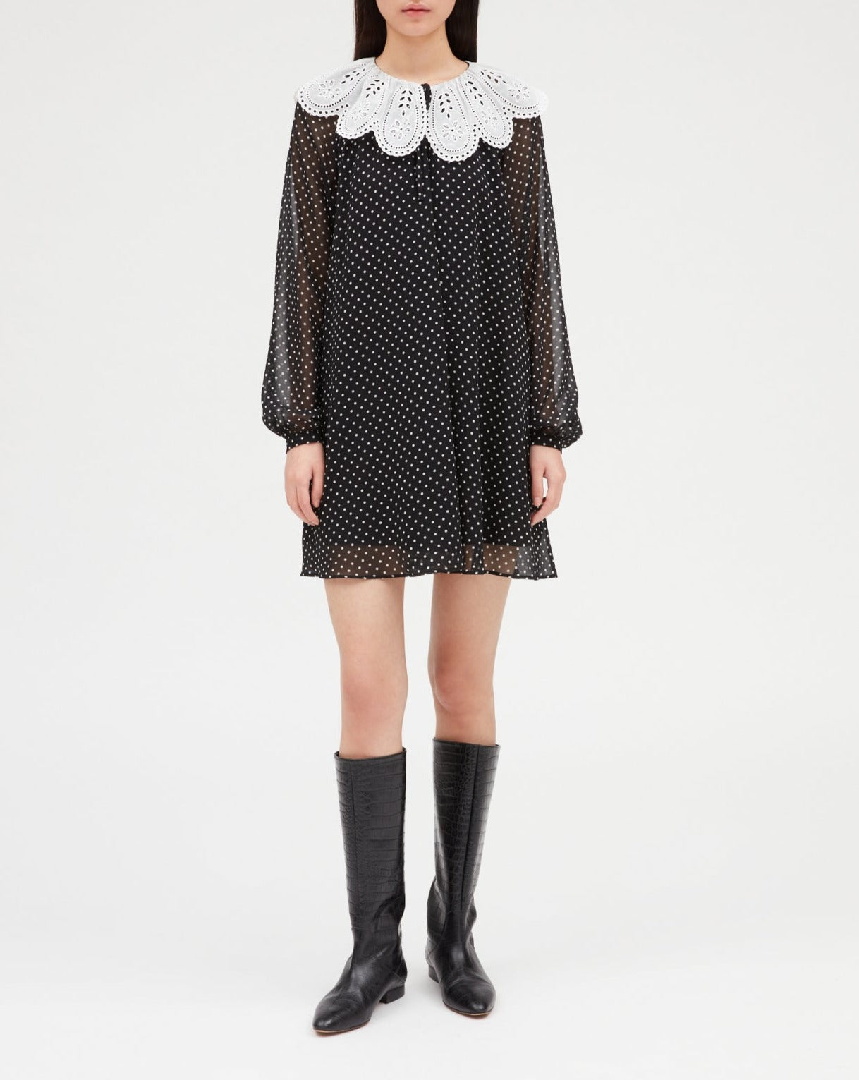 Vestido C&T - Rifi - Estampado oscuro