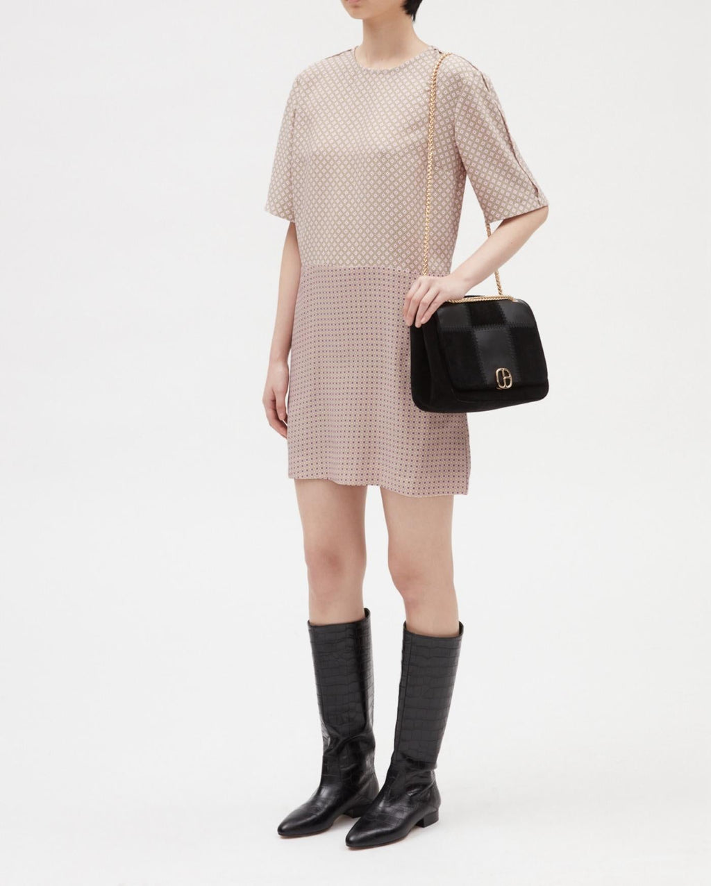 Claudie Pierlot - Robe C&T - Rayet - Print Clair