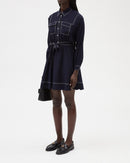 Claudie Pierlot - Vestido Reinette - Encre