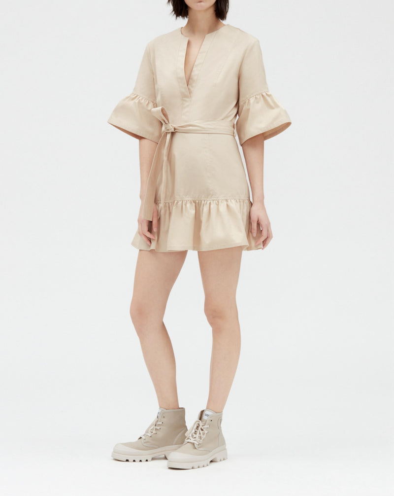 Claudie Pierlot - Vestido derecho - Mastic