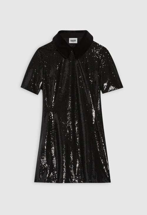 Claudie Pierlot - Vestido Ramis - Negro