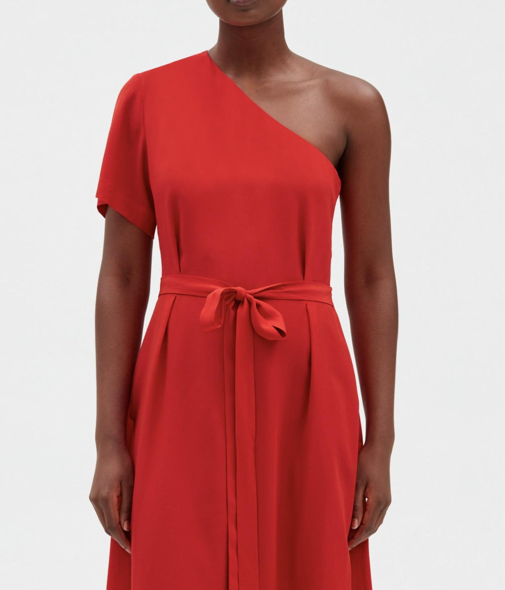 Claudie Pierlot - Vestido C&T - Ruliana - Fresa