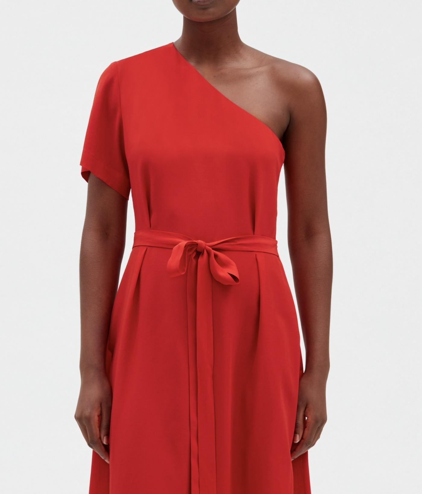 Claudie Pierlot - Vestido C&T - Ruliana - Fresa