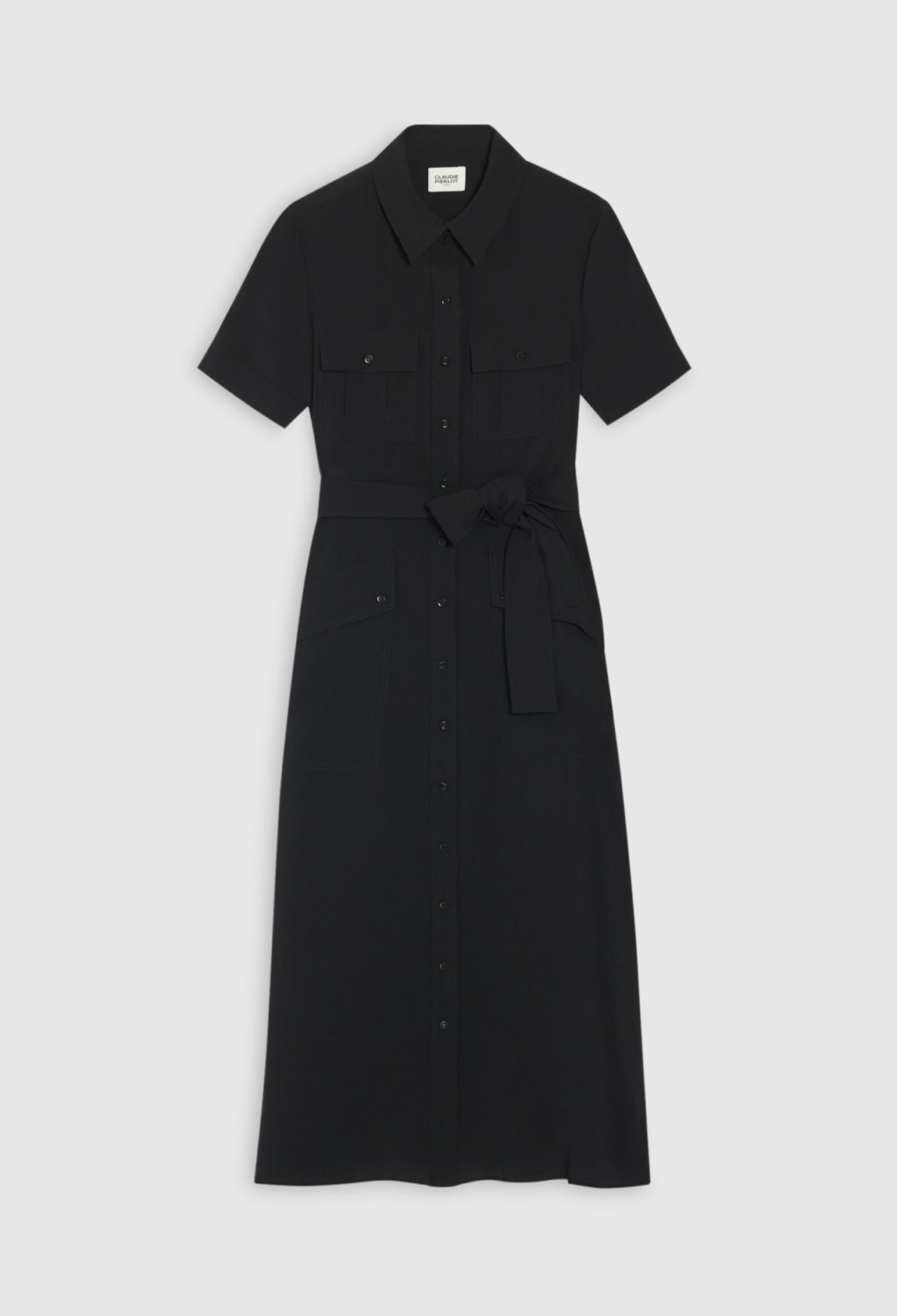 Claudie Pierlot - Robe C&T - Repos - Noir