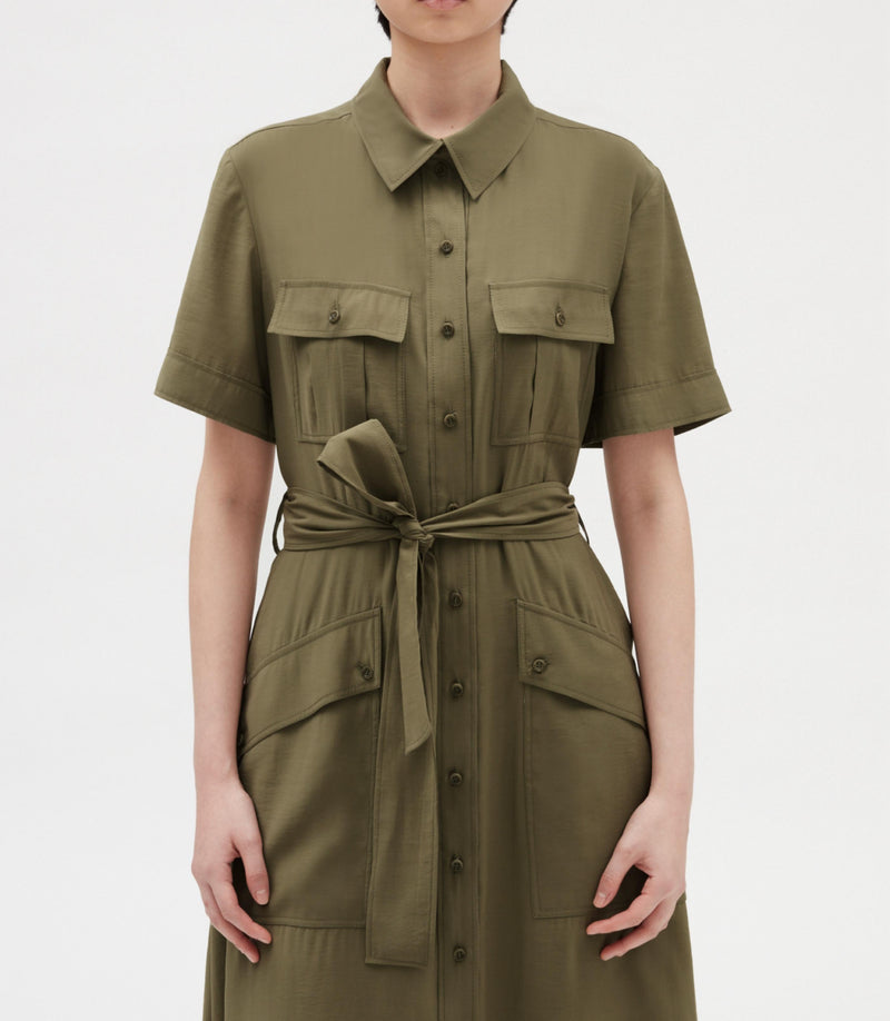 Claudie Pierlot - Dress Repos - Khaki