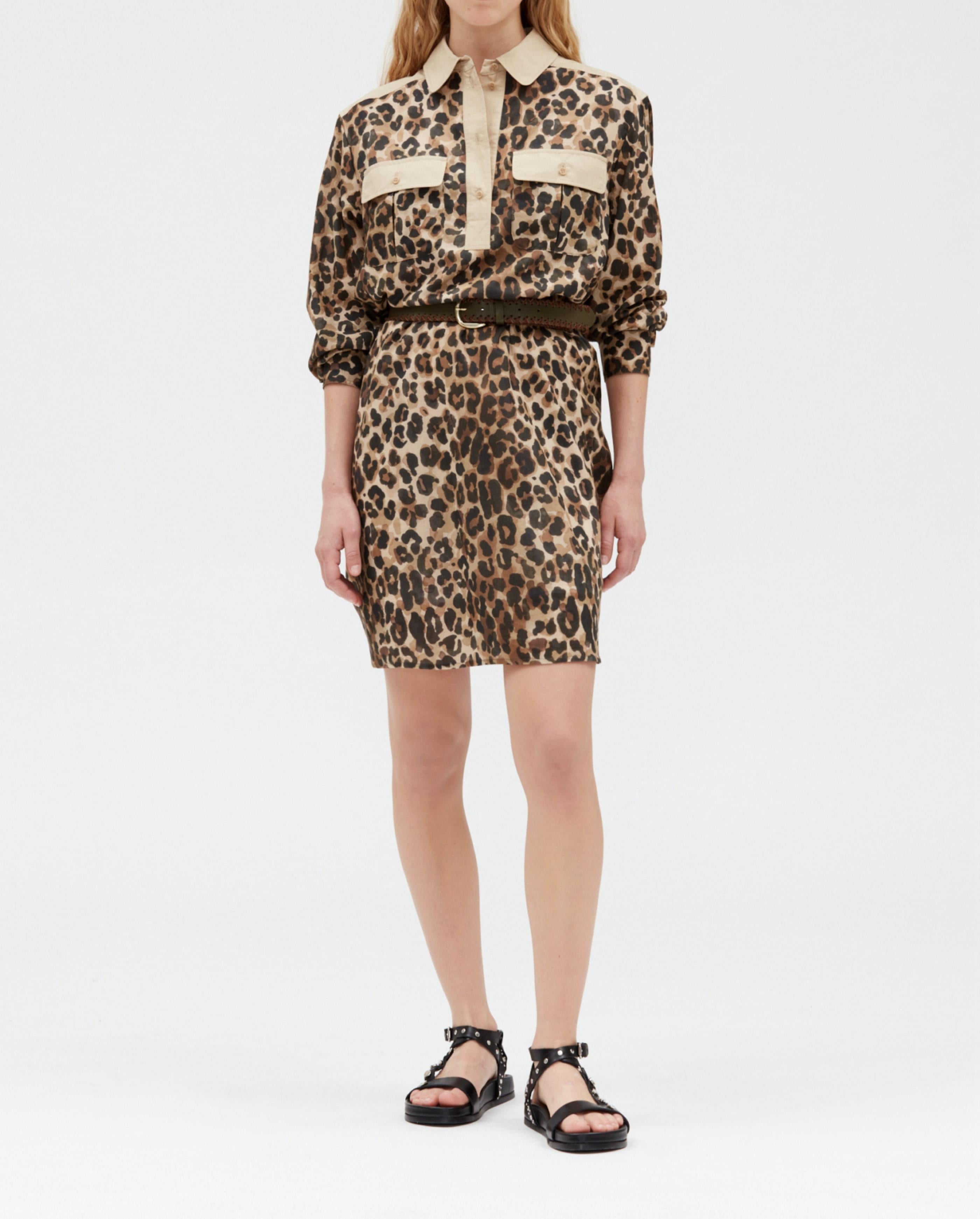 Claudie Pierlot - Robe C&T - Raban - Print Fonce