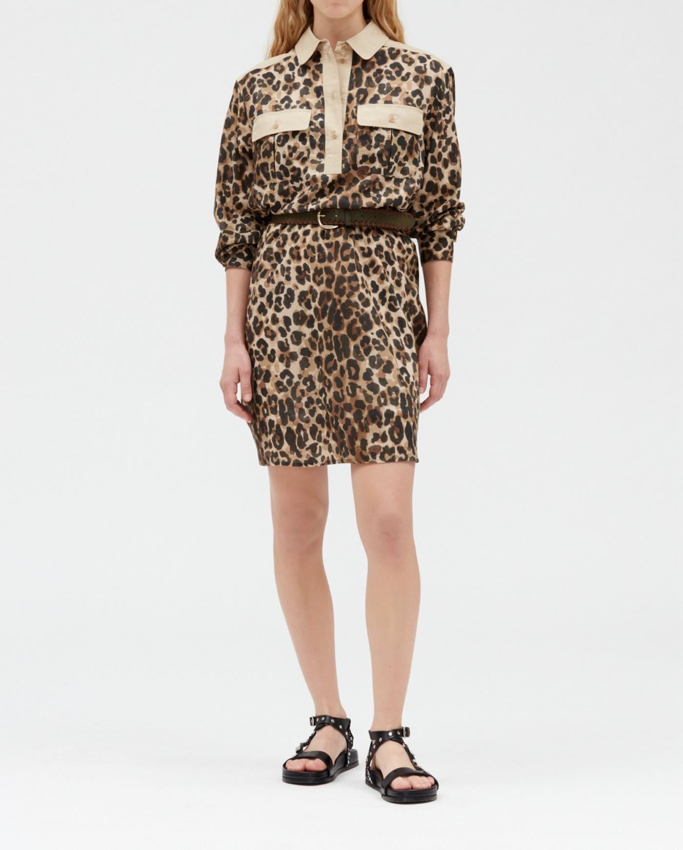 Claudie Pierlot - Robe C&T - Raban - Print Fonce